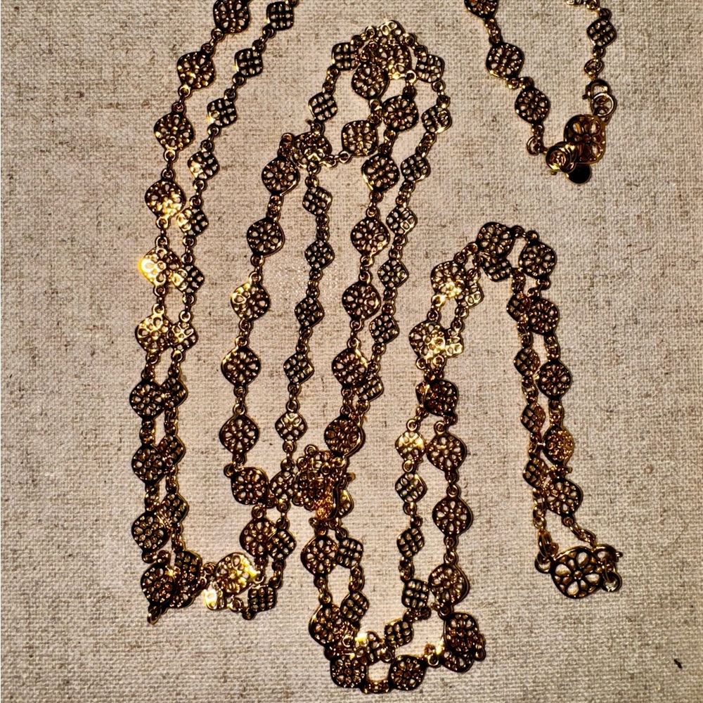 Chic Gold-Tone Chain Necklace